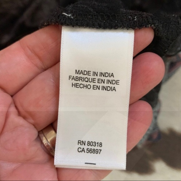 NWT LUCKY BRAND Border sprint Floral Tunic Size 1X - Picture 5 of 10